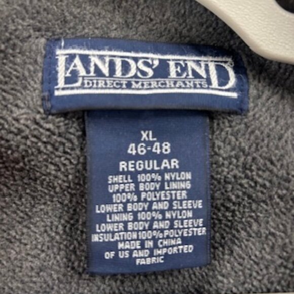 Vintage Lands' End Aircore 200 Red Fleece-Lined Parka Men’s | Winter coat | XL - Picture 11 of 11